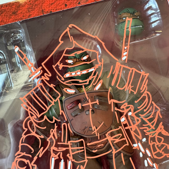 NECA - LAST RONIN - MICHELANGELO - SIGNED & SKETCHED