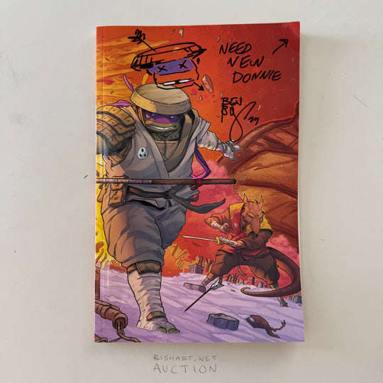 LAST RONIN - ISSUE 5 - CONNECTING COVER - SIGNED & SKETCHED - DENTED-UP DEAD DONNIE