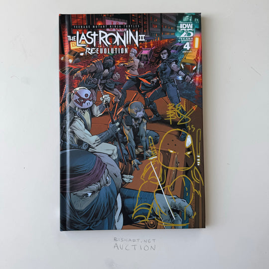 LAST RONIN II RE-EVOLUTION - ISSUE 4 - ESCORZA HARDCOVER - SIGNED & SKETCHED