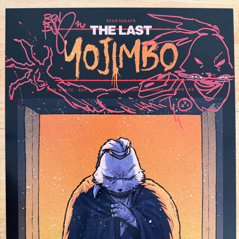THE LAST YOJIMBO - NYCC DARKHORSE EXCLUSIVE - 11x17 PRINT - SIGNED & SKETCHED