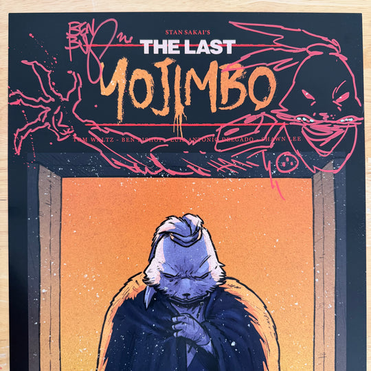 THE LAST YOJIMBO - NYCC DARKHORSE EXCLUSIVE - 11x17 PRINT - SIGNED & SKETCHED