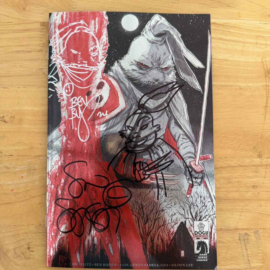 THE LAST YOJIMBO - PRELUDE ASHCAN - DOGU PUBLISHING FOIL VARIANT - SIGNED & SKETCHED BY SAKAI & BISHOP