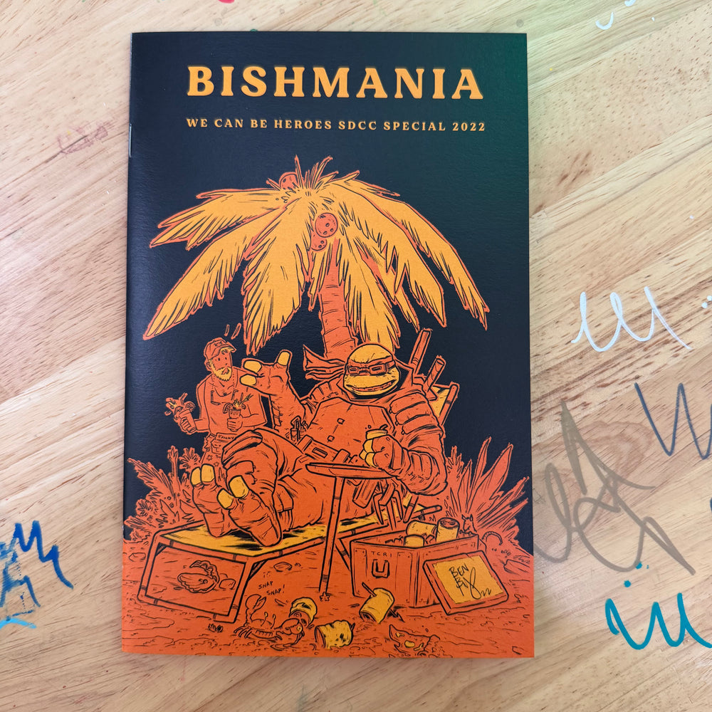 BISHMANIA - ORANGE VARIANT - SIGNED & SKETCHED