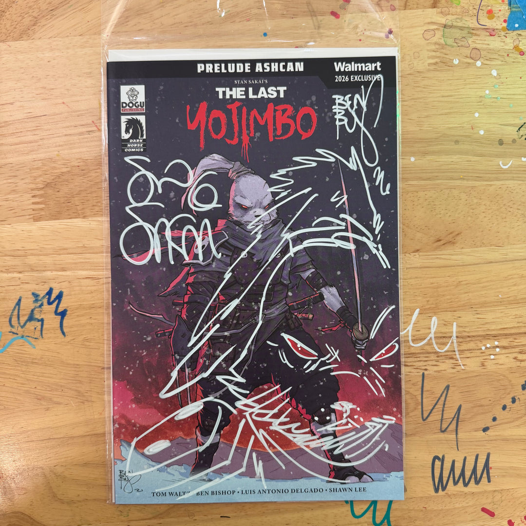 LAST YOJIMBO - NYCC PRELUDE ASHCAN - WALMART MARKETPLACE VARIANT - SIGNED & SKETCHED