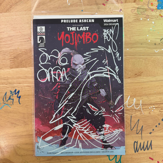 LAST YOJIMBO - NYCC PRELUDE ASHCAN - WALMART MARKETPLACE VARIANT - SIGNED & SKETCHED