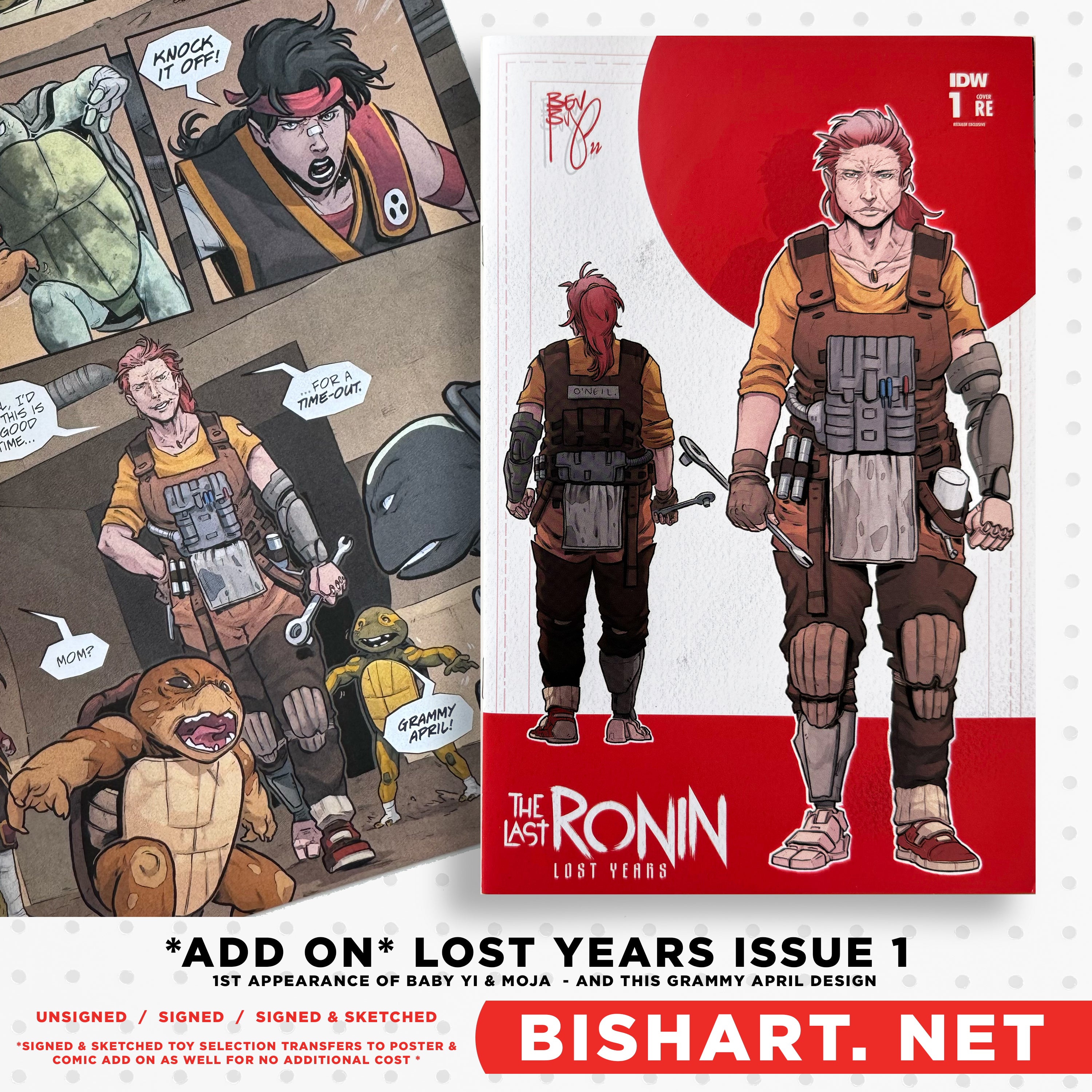 GRAMMY APRIL + BABY YI & MOJA - NECA LAST RONIN LOST YEARS