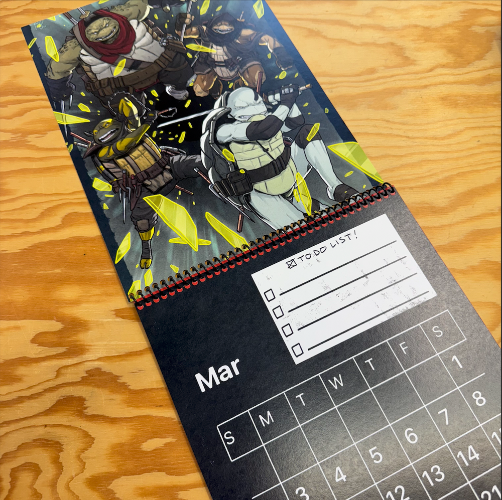 BKC ONLY - CLUB 2025 CALENDAR W/ 12 TEARAWAY PRINTS
