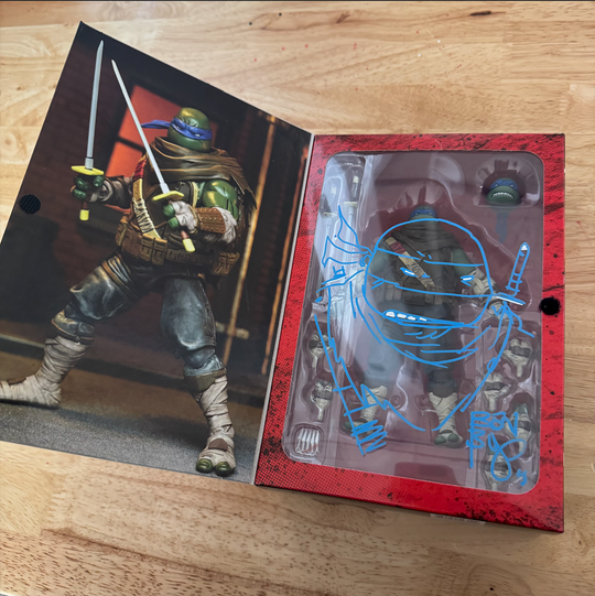 NECA - LAST RONIN - LEONARDO - SIGNED & SKETCHED