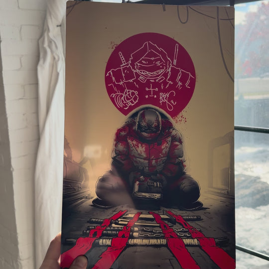 METAL "BANDANAS" RONIN - NYCC EXCLUSIVE - GOLD - 11x17 PRINT - SIGNED & SKETCHED (ONLY 5 MADE)