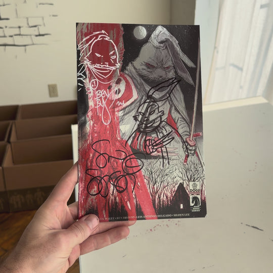 THE LAST YOJIMBO - PRELUDE ASHCAN - DOGU PUBLISHING FOIL VARIANT - SIGNED & SKETCHED BY SAKAI & BISHOP