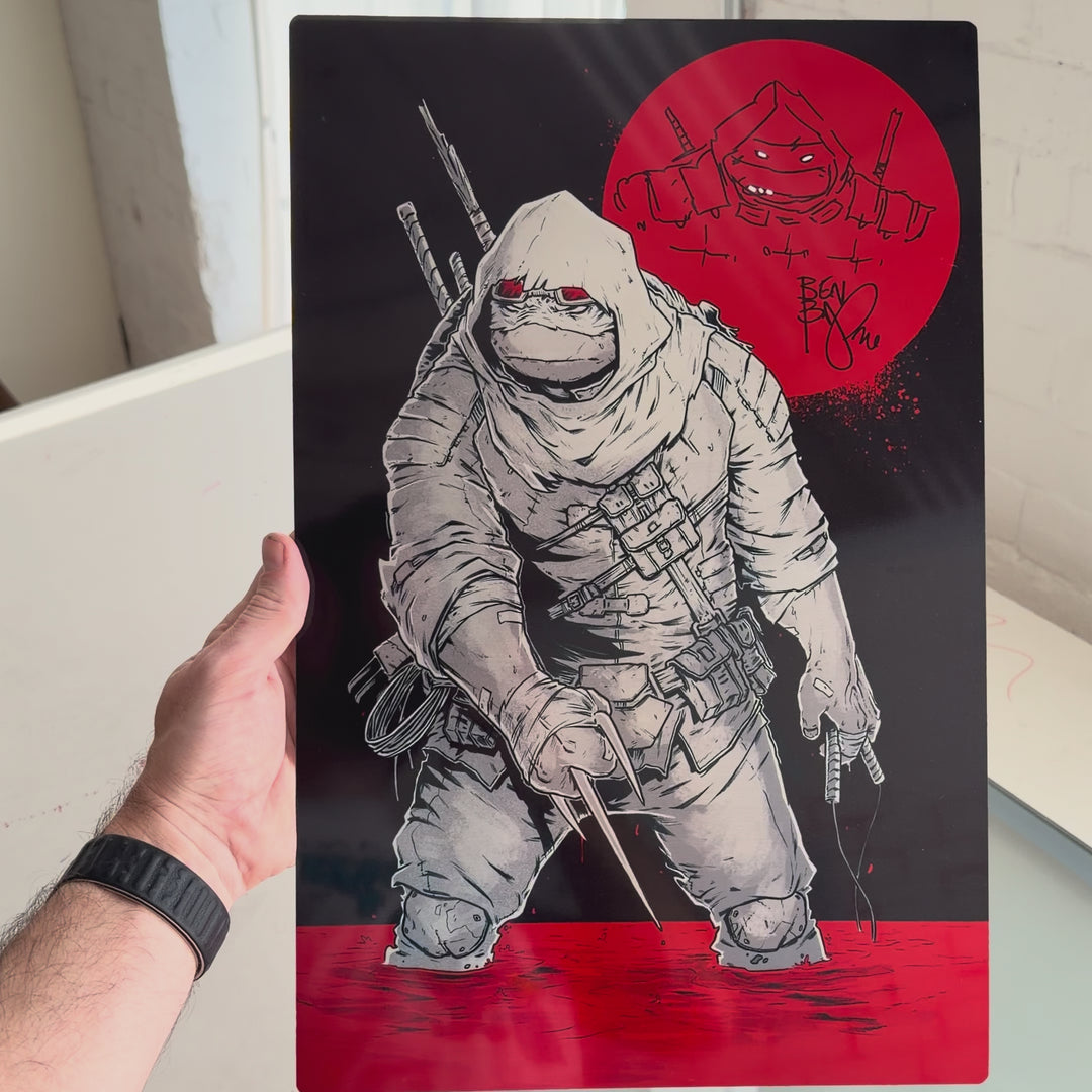 METAL "CYN CITY" RONIN - NYCC EXCLUSIVE - SILVER - 11x17 PRINT - SIGNED & SKETCHED (ONLY 10 MADE)