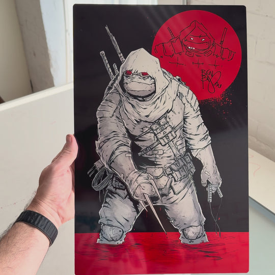 METAL "CYN CITY" RONIN - NYCC EXCLUSIVE - SILVER - 11x17 PRINT - SIGNED & SKETCHED (ONLY 10 MADE)