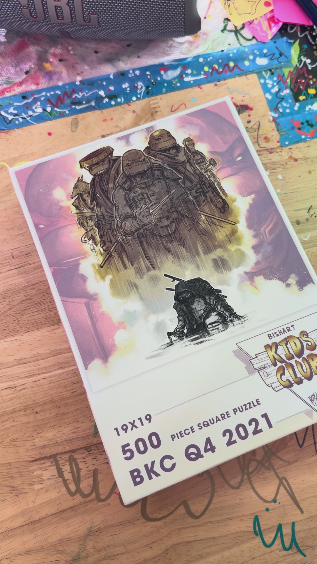 LAST RONIN - BKC 500 PIECE PUZZLE - SIGNED & SKETCHED