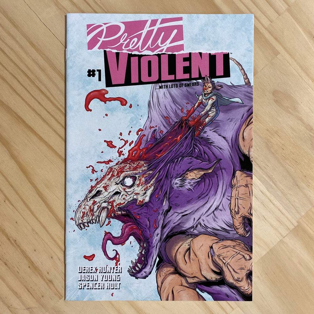 PRETTY VIOLENT #1- BLACK CAPE EXCLUSIVE