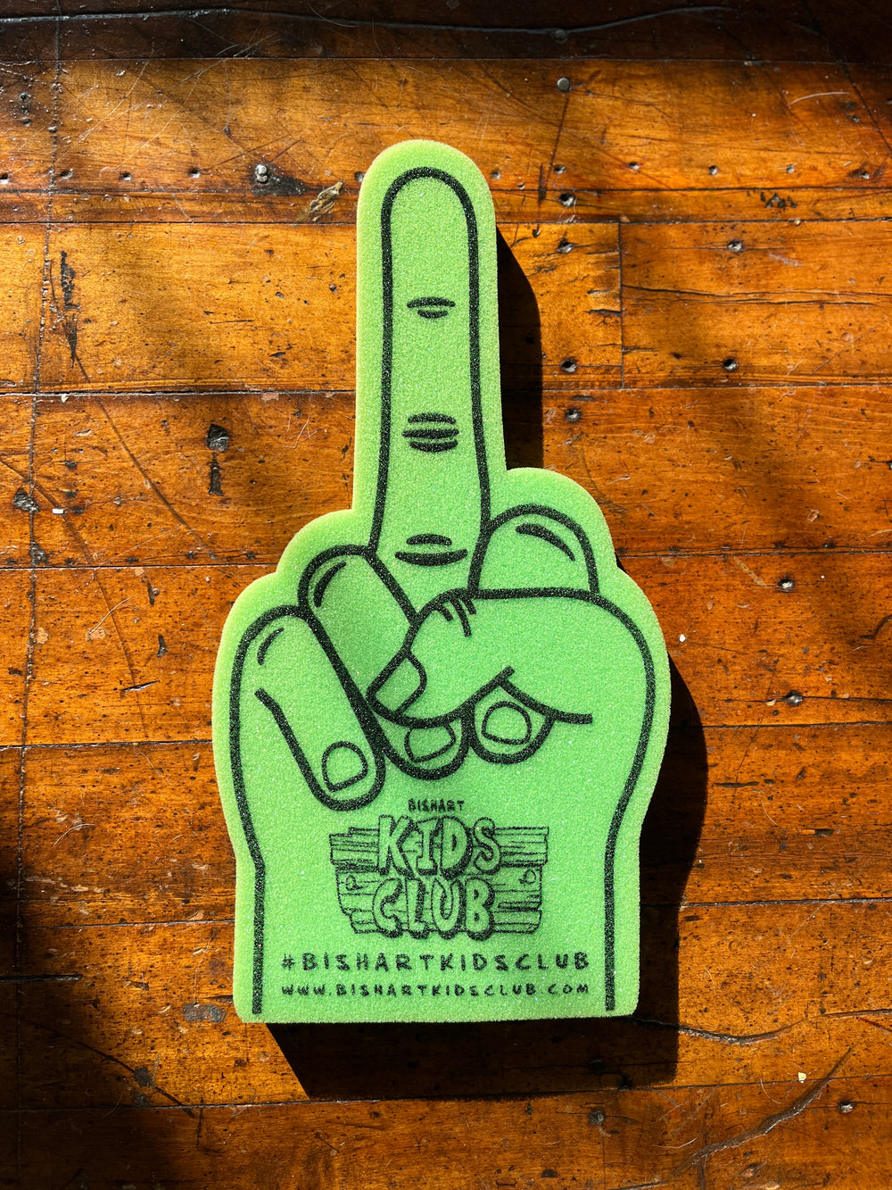 BKC ONLY - "FOF" FOAM MIDDLE FINGER