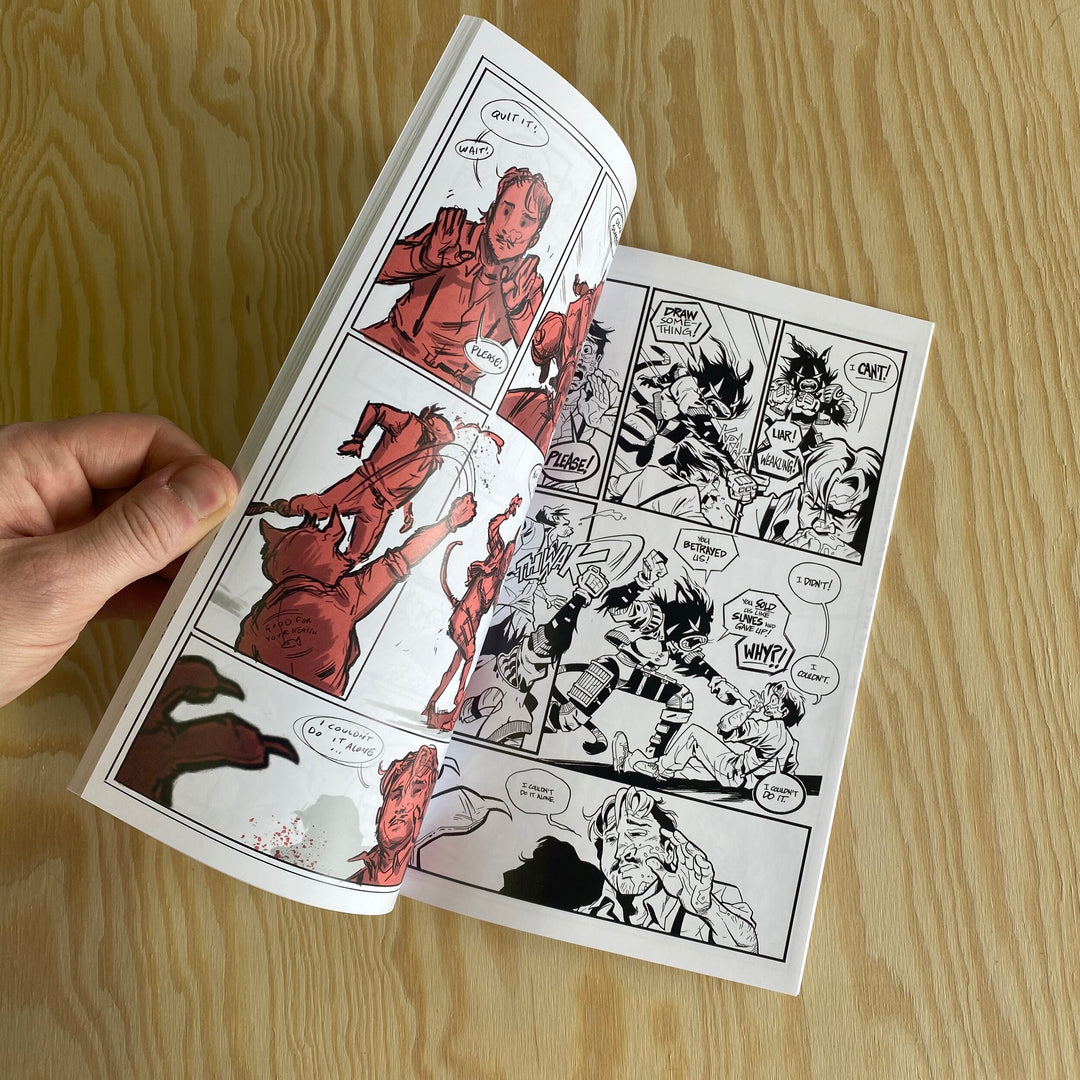 DRAWING BLOOD - PROCESS EDITION - ISSUE 1 - SKETCHCOVER