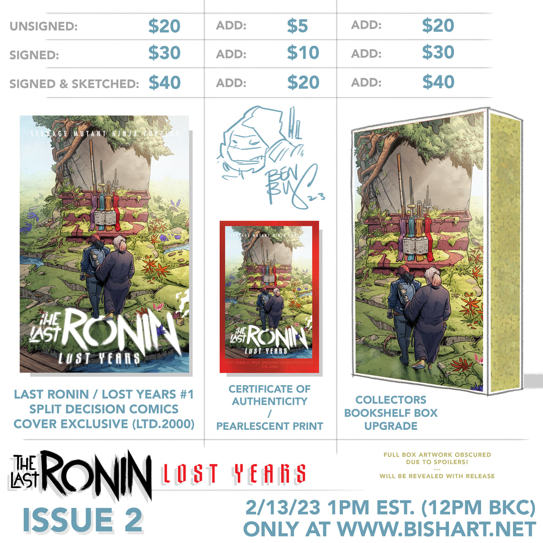 LAST RONIN - LOST YEARS #2 - SPLIT DECISION COMICS EXCLUSIVE (LTD.2000)