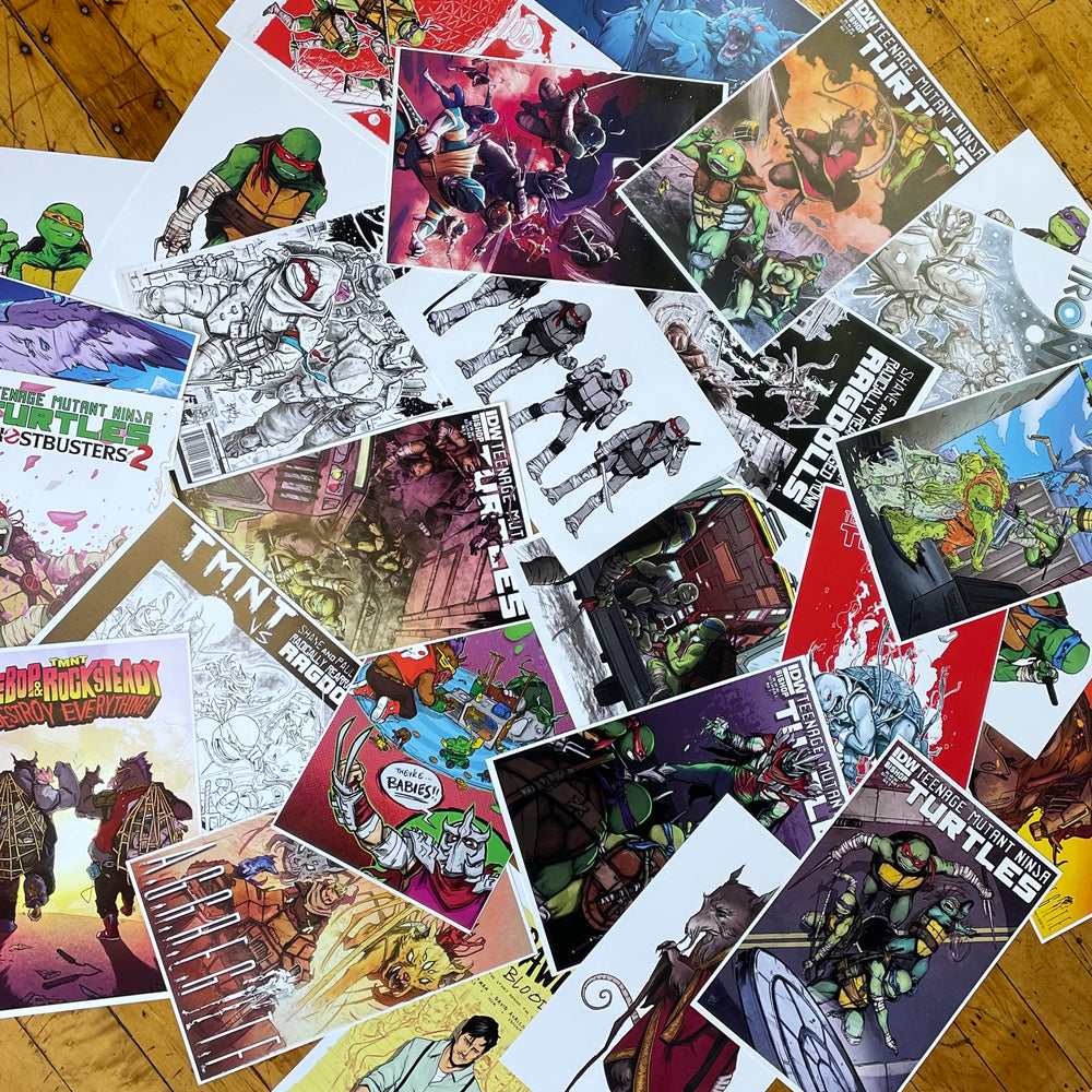 OOZE TUBES - 4 SECRETLY SELECTED &amp; SIGNED PRINTS (ADD SKETCHES)