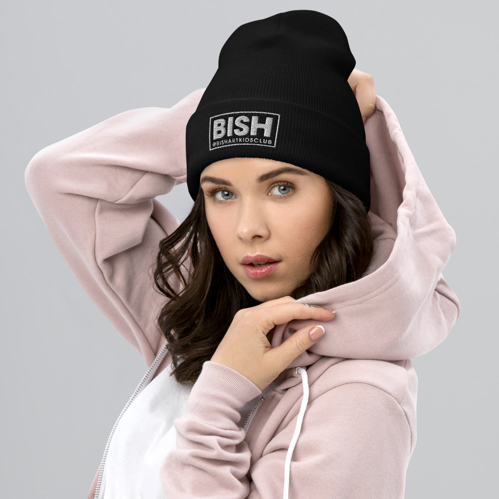 BISH BADGE - EMBROIDERED BEANIE